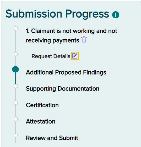 edit request details