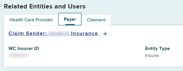 Related Payer Entities tab